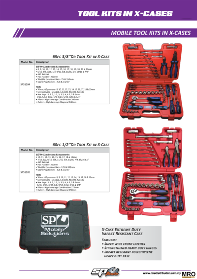 X-Case Tool Kits