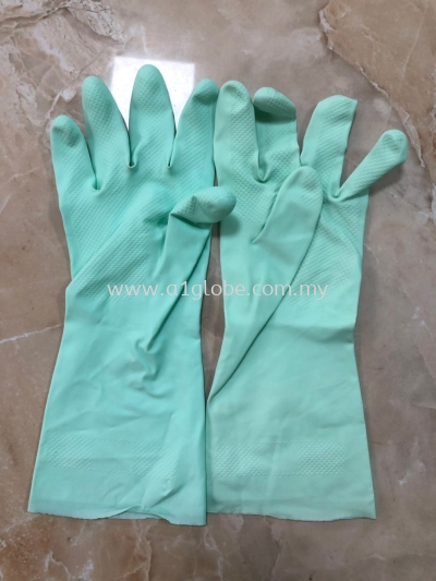 Nitrile Industrial glove flocklined