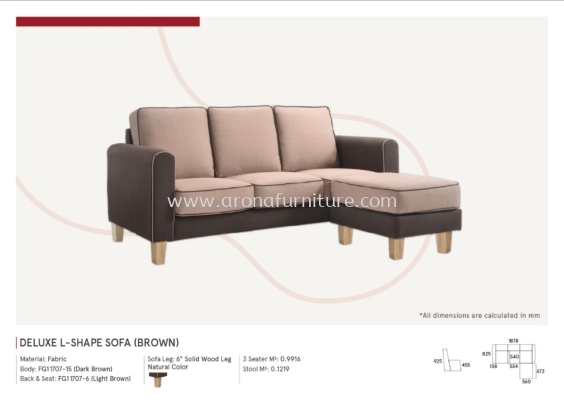 DELUXE L-SHAPE SOFA