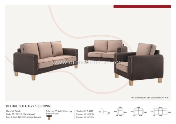 DELUXE SOFA 1+2+3