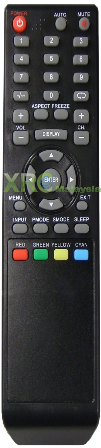 AK-ALE16200HDU AKAI TV REMOTE CONTROL