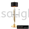 DESIGNER FLOOR LAMP BLACK WITH GOLD HOLDER Designer Floor Lamp FLOOR LAMP