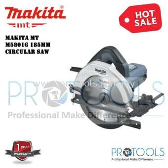 MAKITA M5801B 185MM (7-1/4") - CIRCULAR SAW FOC 1 EXTRA MAKITA SAW BLADE & SAND PAPER/SOLO MACHINE WITH BLADE (1 YEAR WARRANTY)