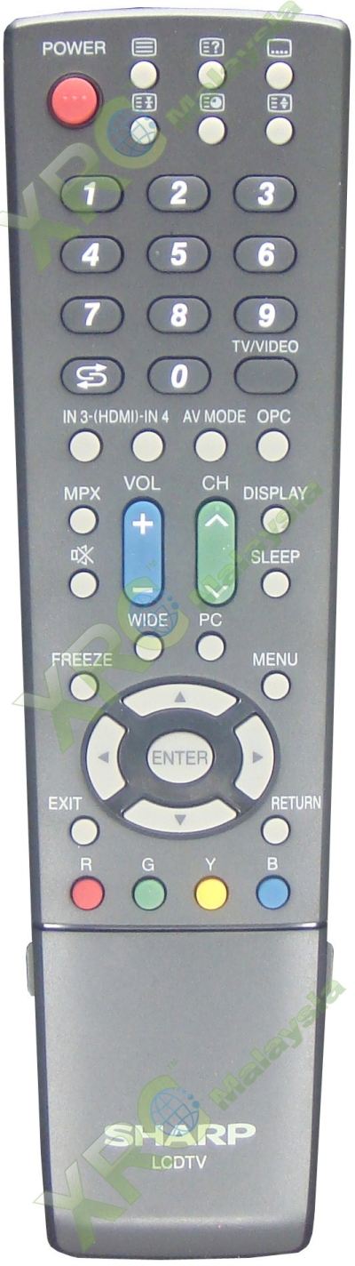 GA736WJSA SHARP TV REMOTE CONTROL 