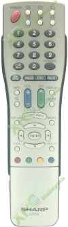 GA492WJSA SHARP TV REMOTE CONTROL  SHARP  TV REMOTE CONTROL