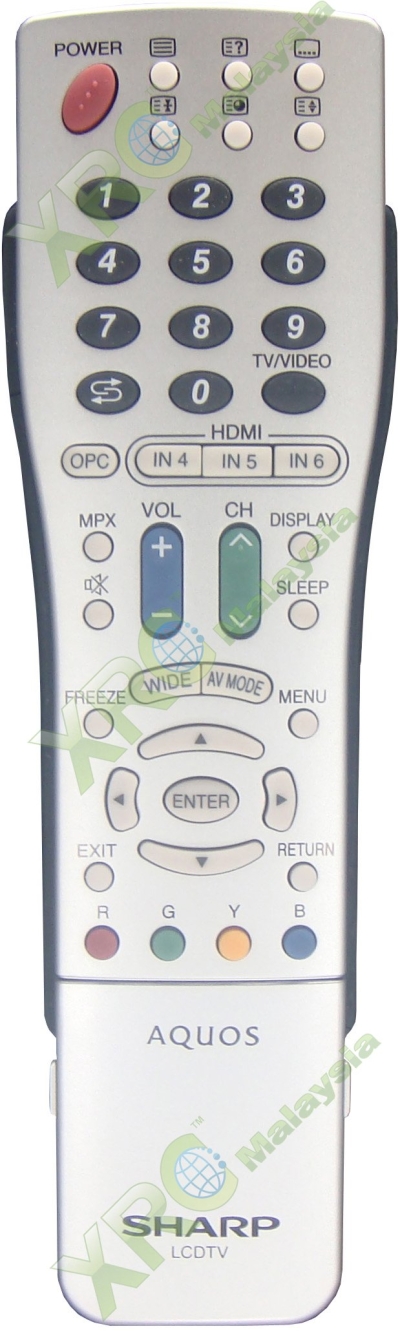 GA705WJSA SHARP TV REMOTE CONTROL 