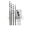 Telescopic 2.4 / 3.0/ 4.0/ 6.0  Telescopic Aluminium Handle Gardening Tools