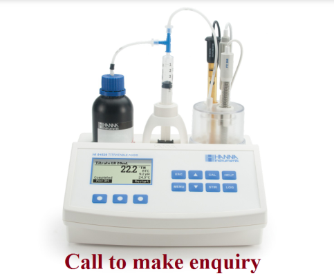 HI84529-02 Mini Titrator for Measuring Titratable Acidity in Dairy Products