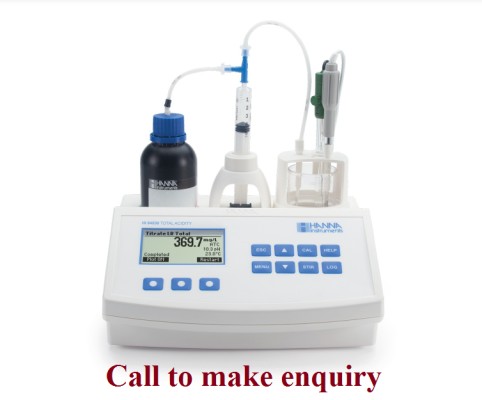 HI84530-02 Mini Titrator for Measuring Titratable Acidity in Water 