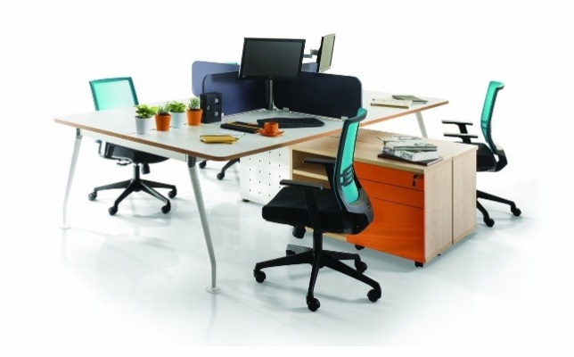 Ixia concept 4 gang modern n simple workstation