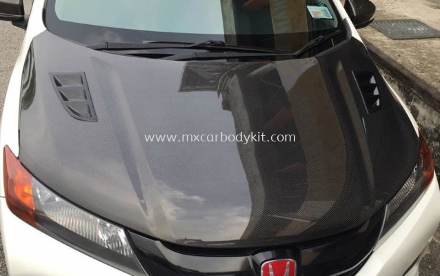 HONDA CITY 2014 - 2019 RR FRONT BONNET CARBON