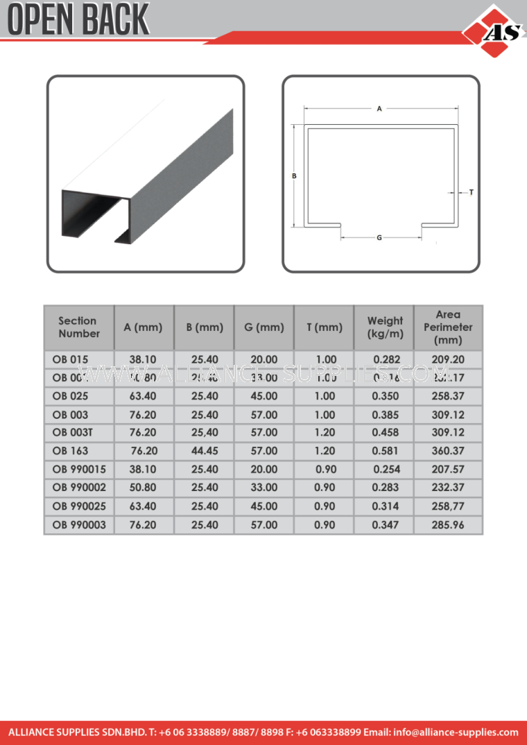 Aluminium Profile Open Back Bazaar Aluminium Profile Aluminium Profile STRUCTURAL FRAMING SYSTEMS