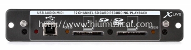 Behringer X-LIVE X32 Expansion Card for 32-channel SD/SDHC card and USB Recording Others