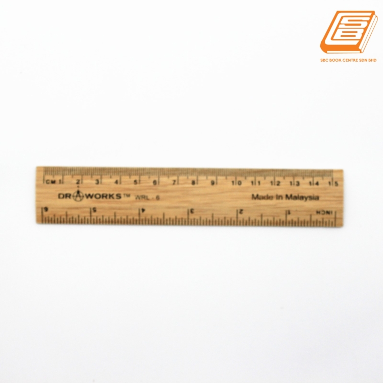 Dr Work - Wooden Ruler 15cm - (WRL-6)