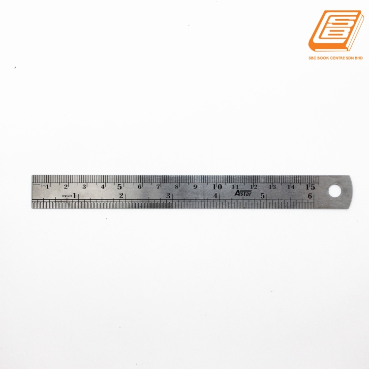 Astar - Stainless Steel Ruler 15cm