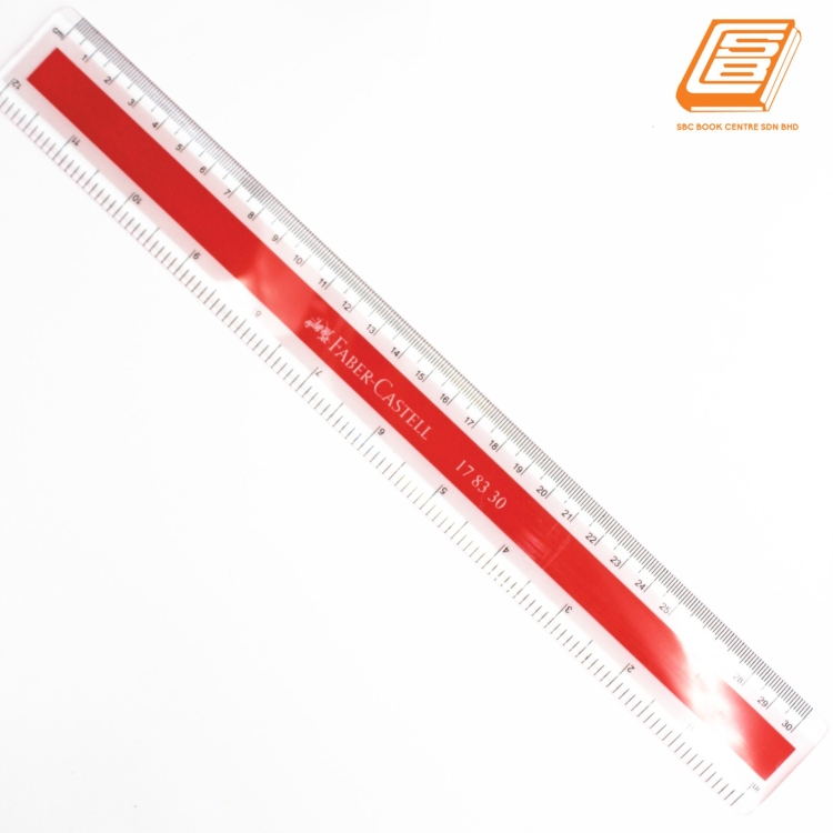 Faber-Castell - Plastic Ruler 30cm - (178330)