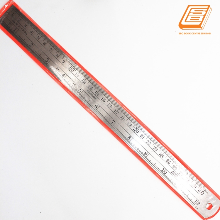 Astar - Stainless Steel Ruler 30cm - (ST 12)