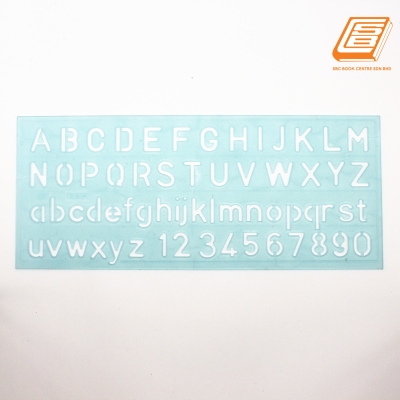 Plastic Alphabet Stencil  - Big - (SBC)