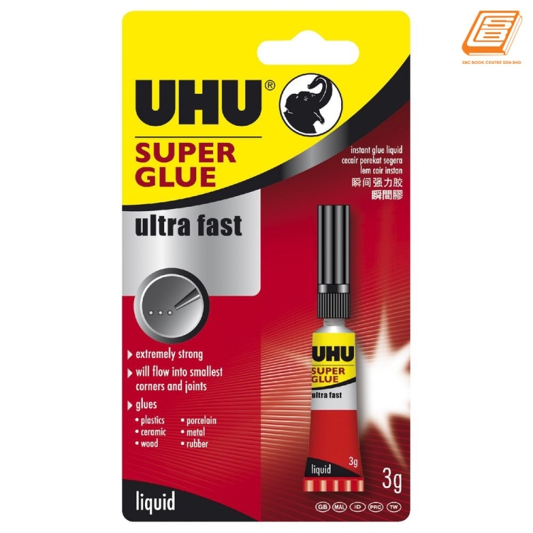 UHU - Super Glue - Ultra Fast 3g 