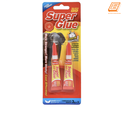 Unicorn - Quick 99  Super Glue 3g - (USG-99-3G(2S) )