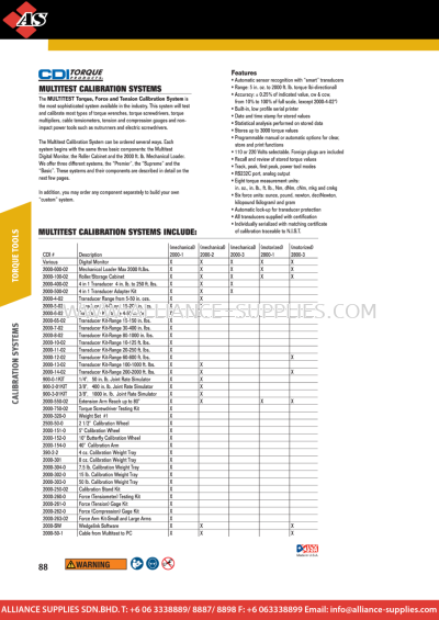 WILLIAMS Calibration Systems