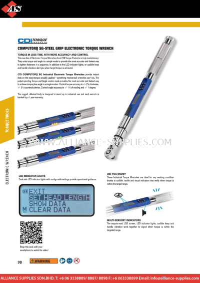 WILLIAMS Electronic Torque Wrenches