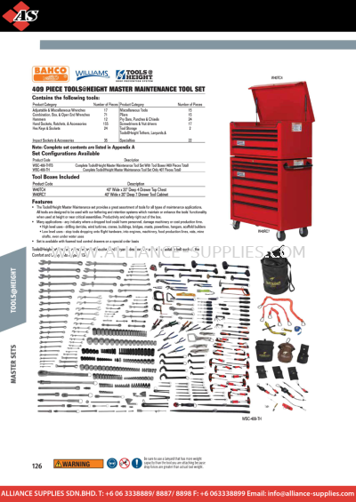 WILLIAMS Master Sets