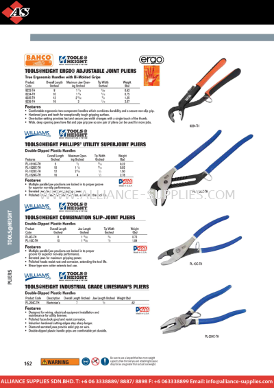 WILLIAMS Pliers