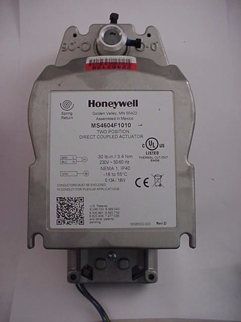 Honeywell MS4604F1010 Direct Coupled Actuator Two-position SR 230v