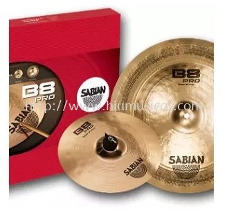 Sabian 35005B B8 Pro Effects Pack 10/18 Inch Cymbal Set