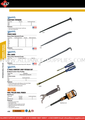  WILLIAMS Nail Pullers