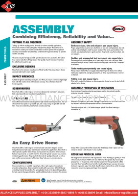 WILLIAMS SIOUX Tools - Assembly
