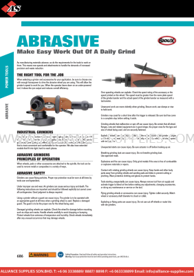 WILLIAMS SIOUX Tools - Abrasive