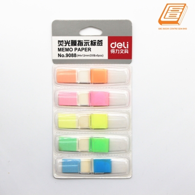 Deli - 5 Colours Memo Paper - (No.9088)