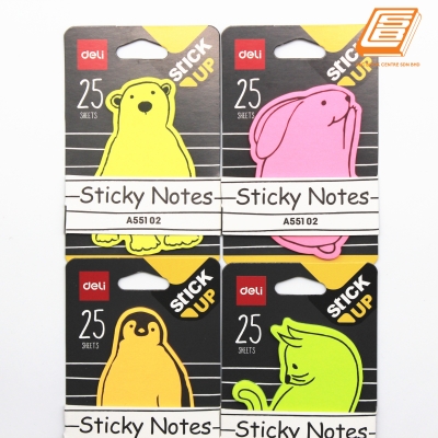 Deli - Cute Animal Sticky Notes - (A55102) 