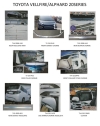 Toyota vellfire/alphard ANH20 series chrome product Vellfire 2013 Facelift Toyota