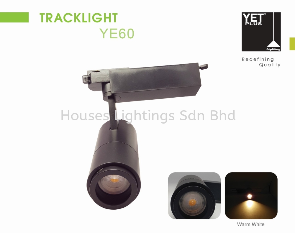 YET YE60 18W 35W BK LED Track Light Selangor, Malaysia, Kuala Lumpur ...