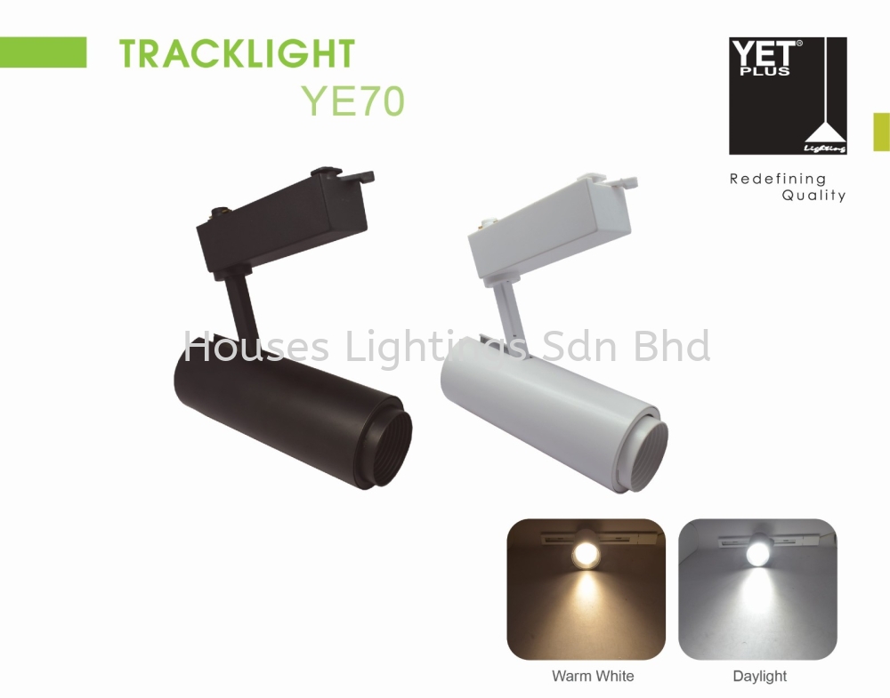 YET YE70 20W 30W BK WH LED Track Light Selangor, Malaysia, Kuala Lumpur ...