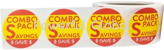 Combo Pack Grocery Market Food Stickers METO Label METO