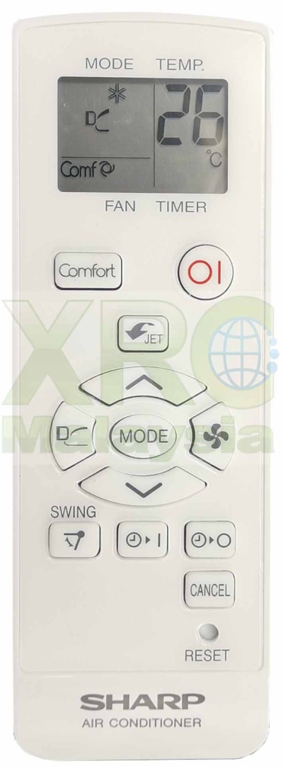 CRMC-A907JBEZ SHARP AIR CONDITIONING REMOTE CONTROL