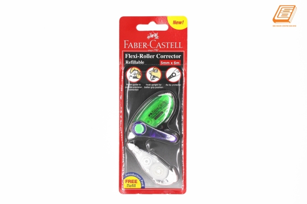 Faber-Castell - Flexi-Roller Corrector Refillable - 5mm x 6m - (PET - 169202 )