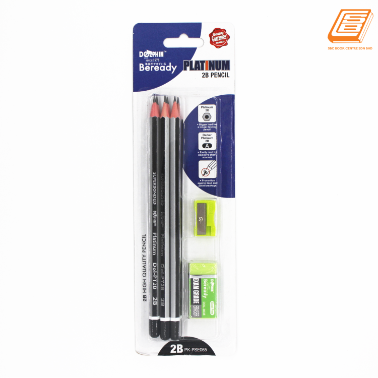 Dolphin - Platinum 2B Pencil - (PK-PSE065)