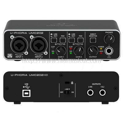 Behringer U-Phoria UMC202HD USB Audio Interface