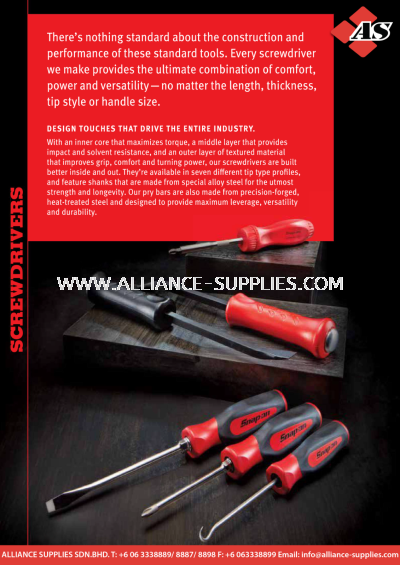 SNAP-ON Screwdrivers Catalog