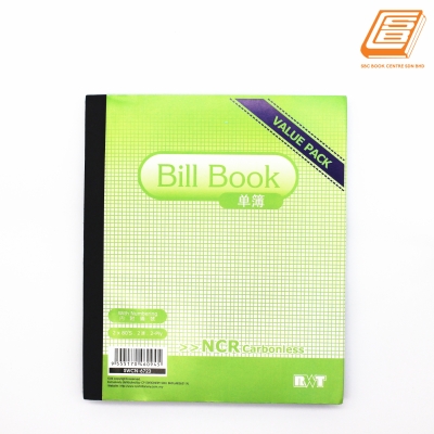 RWT - NCR Bill Book 2ply - 2 x 80set , 152mm x 178mm -(6723)