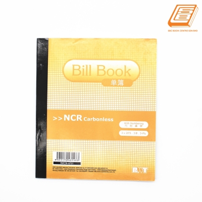 RWT - NCR Bill Book 3ply - 3 x 20set , 152mm x 178mm -(6731)