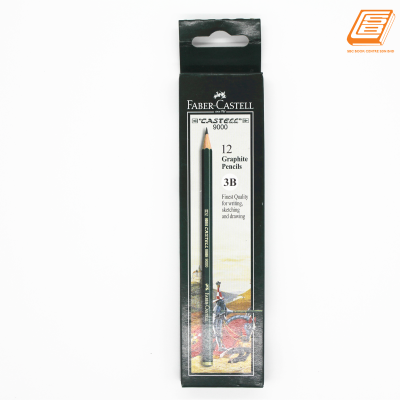 Faber-Castell - 9000 Graphite Pencil -3B - (HP-117103) 