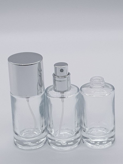 PERFUME BOTTLE (20ML) CLEAR SCREW NECK