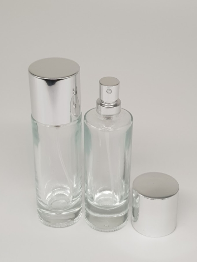 PERFUME BOTTLE (35ML) CLEAR CRIMP NECK