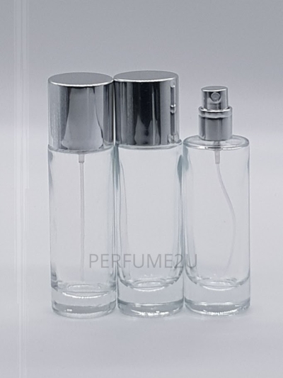 PERFUME BOTTLE (35ML) CLEAR SCREW NECK